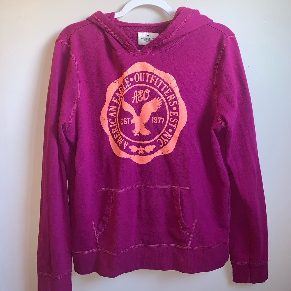 American Eagle hoodie.